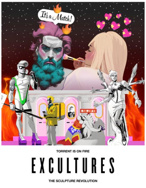 Boceto de la falla grande de Cronista (Torrent), 2024