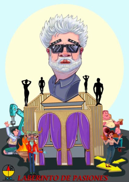 Boceto de la falla grande de Rubén Darío - Fray Luis Colomer 2024