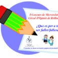 Cartel del I Concurso de Microrrelatos del Círculo de Opinión