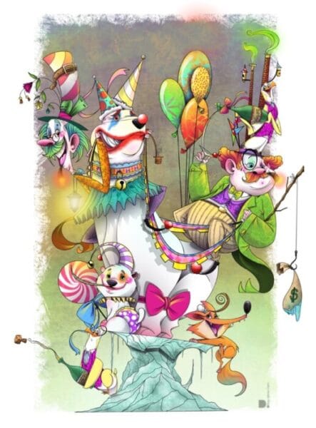 Boceto de la falla grande de Hierros - Juan Bautista Perales 2024