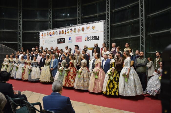 Inauguración de la exposición de proyectos 2024 de la Federación de Fallas de 1ª A