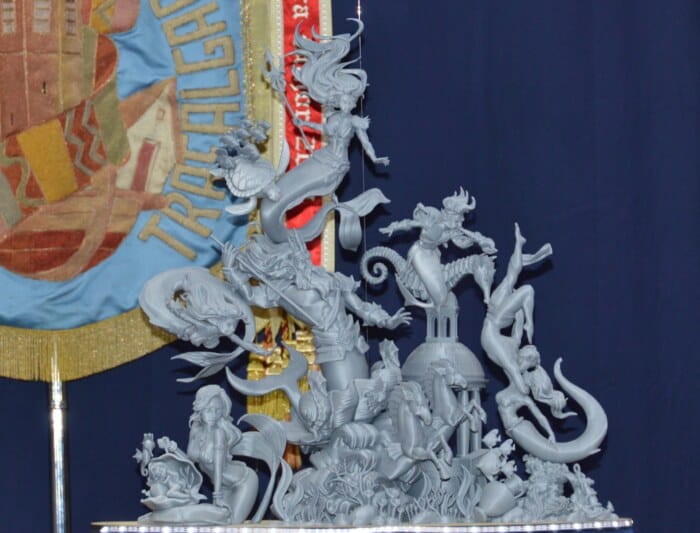 Maqueta de la falla grande de Islas Canarias - Trafalgar 2024