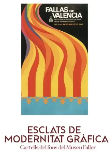 Cartel de "Esclats de modernitat gràfica" (Museu Faller de València)