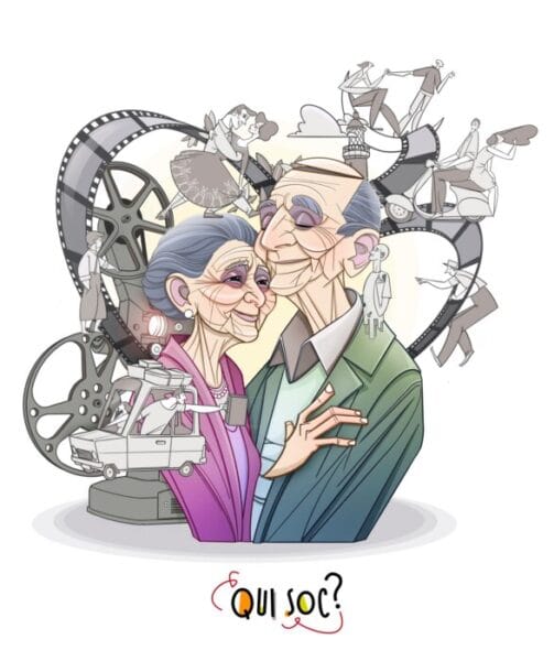 Boceto de la falla infantil de Espartero - Ramón y Cajal de 2024