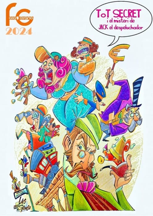Boceto de la falla grande de Gayano Lluch 2024