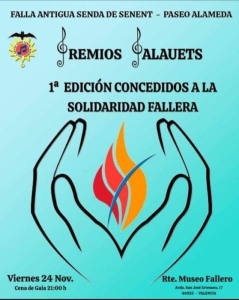 Cartel de I Premios Palauets (Falla El Palau)