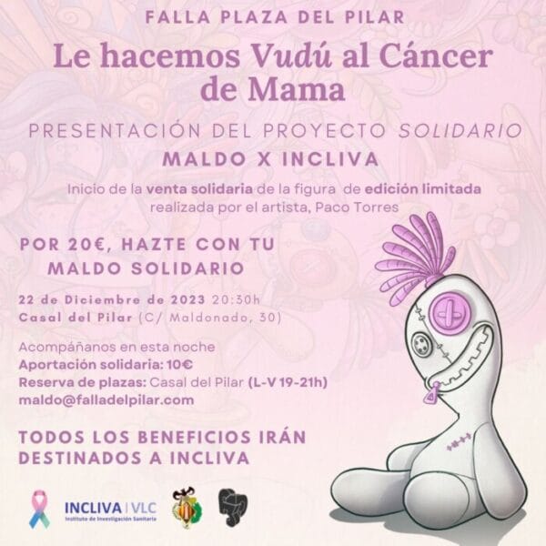 Hazle vudú al cáncer con la Falla del Pilar