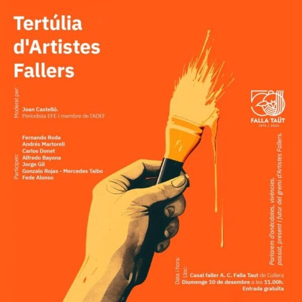 Cartel Tertúlia d'Artistes Fallers Falla Taüt