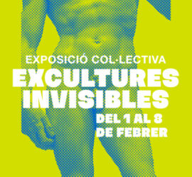 Cartel de la exposición "ExCultures InVisibles" de la Falla Cronista (Torrent)