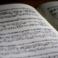printed musical note page