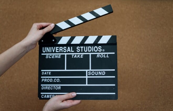 black and white labeled box