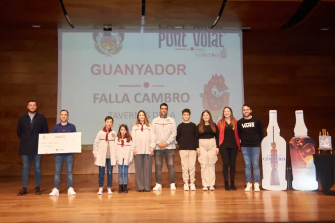 Entrega del Premi Punt Volat 2024 a la Falla Cambro