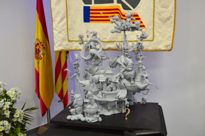 Maqueta de la falla grande de L'Antiga de Campanar 2024