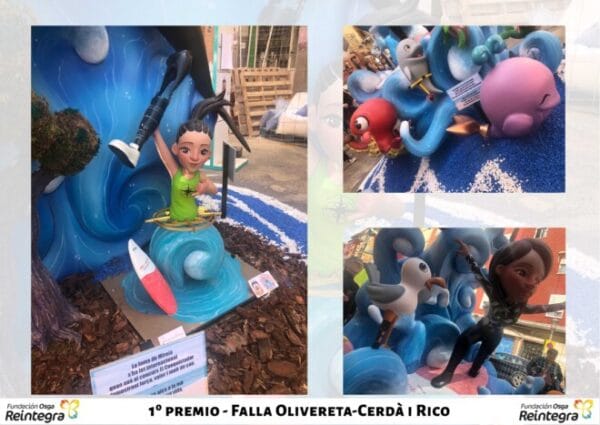 Falla Olivereta, campeona del premio Osga Reintegra 2024