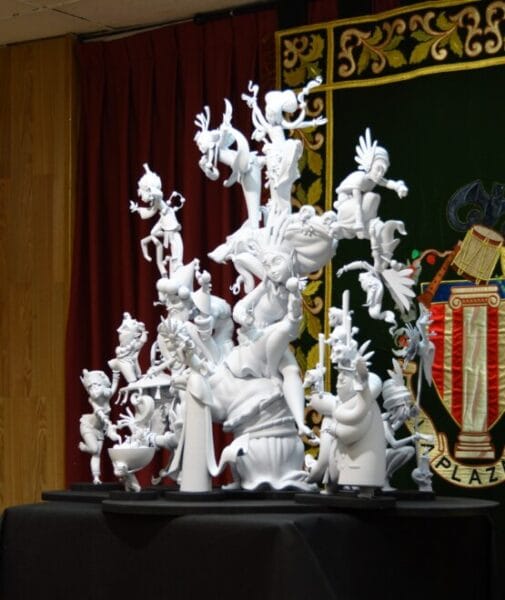 Maqueta de la falla Plaza del Pilar 2024