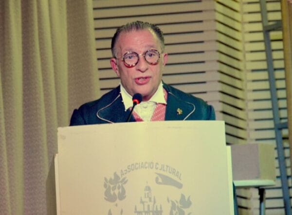 Pere Borrego, presidente de la Falla Na Jordana