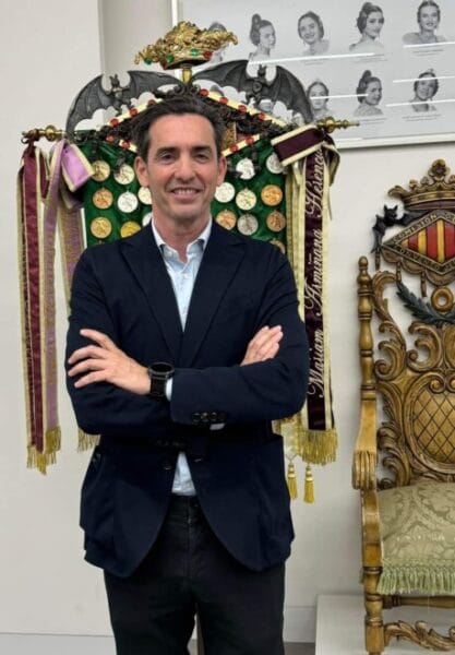 Francisco Segura, presidente de la Falla Convento