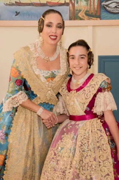 Falleras mayores de la Federació Junta Fallera de Sagunt