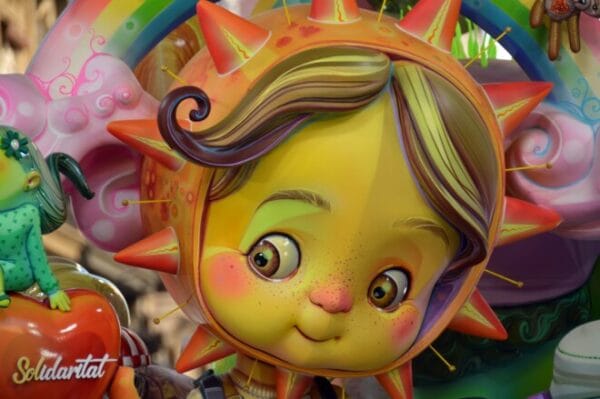 Detalle de la falla infantil de Convento Jerusalén - Matemático Marzal de 2024, de José Gallego