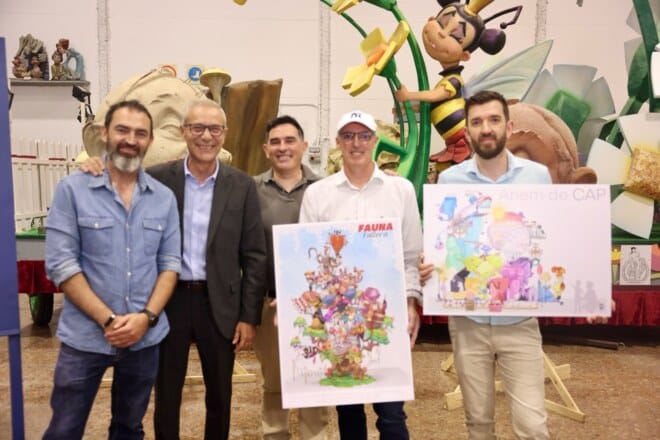 Presentación de proyectos de las fallas municipales de València (foto: JCF)
