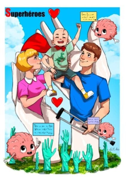 Boceto de la falla infantil de la Falla El Palau 2025