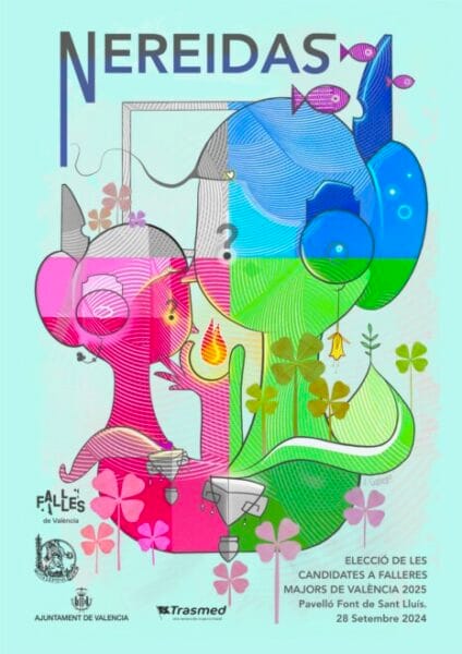 Cartel de "Nereidas", espectáculo de la Fonteta