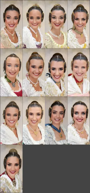 Candidatas a fallera mayor de València 2025