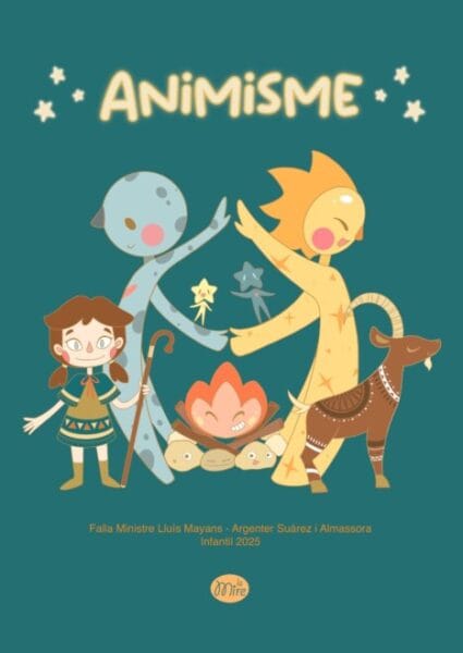 Boceto de la falla infantil de Ministro Mayans-Platero Suárez 2025