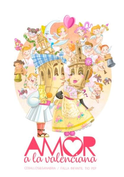 Boceto de la falla infantil de Reina - Paz - San Vicente 2025