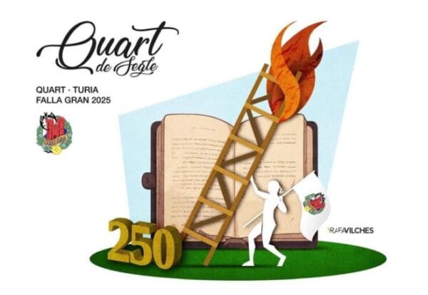 Boceto de la falla grande de Quar t- Túria 2025