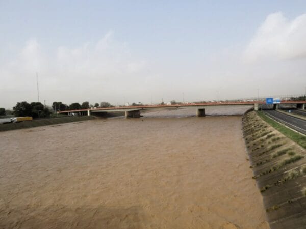 El nuevo cauce del río Túria, la mañana del 30 de octubre de 2024