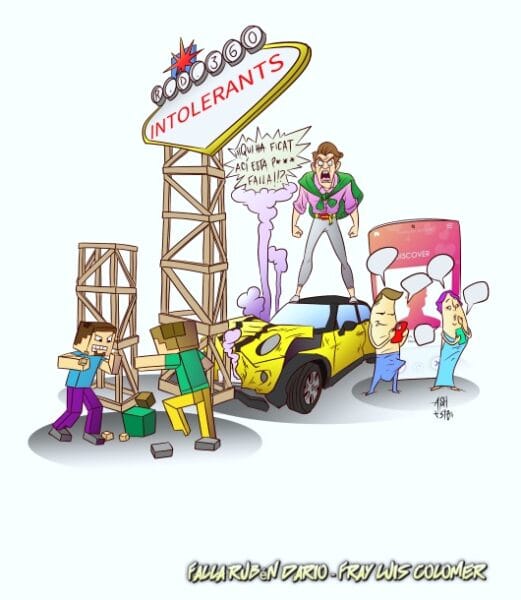 Boceto de la falla grande de Rubén Darío-Fray Luis Colomer 2025