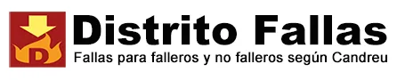 Logo DF con texto detrás