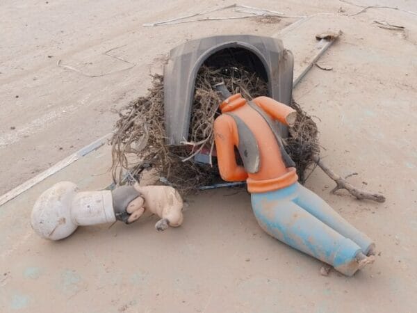 Figura dañada por la DANA en Sedaví