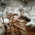 Taller de Vicente Herrando tras la DANA (foto del propio artista)
