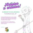 Cartel "Artistes x artistes" (Falla Plaza del Pilar)
