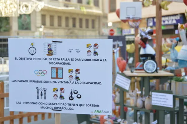Pictogramas en la falla infantil de Castellón - Segorbe de 2024