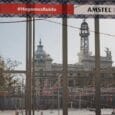 Mascletà en Fallas patrocinada por Amstel