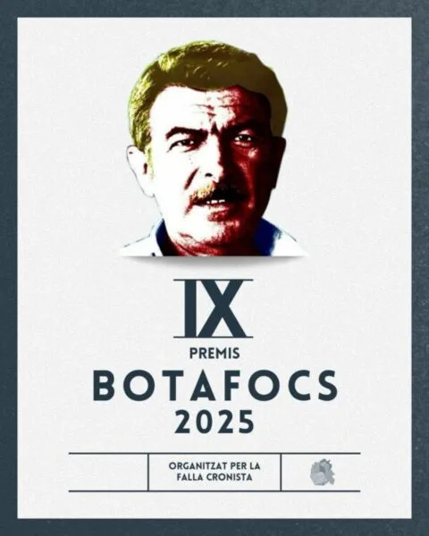Cartel IX Premios Botafocs (Falla Cronista, Torrent)