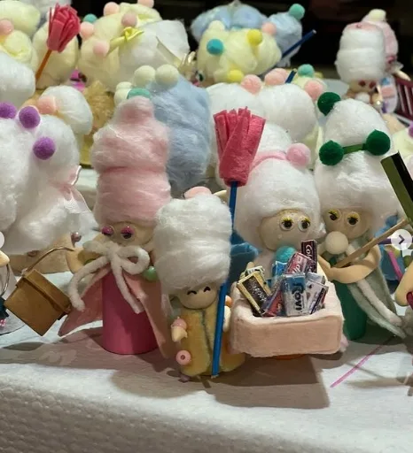 Figuras del belén de la Falla San Vicente - Marvá de 2024/25 (foto: Instagram de la comisión)