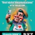 Cartel del I Premio al Mejor Ninot de Telecomunicaciones de PTV Telecom