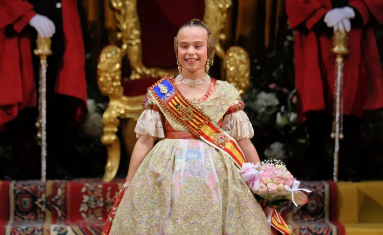 Exaltación de la fallera mayor infantil de València 2025 (foto: JCF)