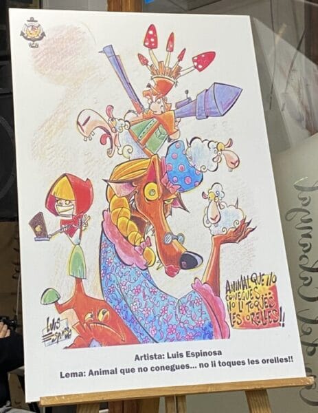 Boceto de la falla grande de Barraca-Espadán 2025