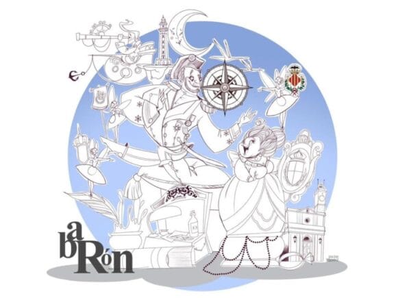 Boceto de la falla grande de Barón de San Petrillo 2025