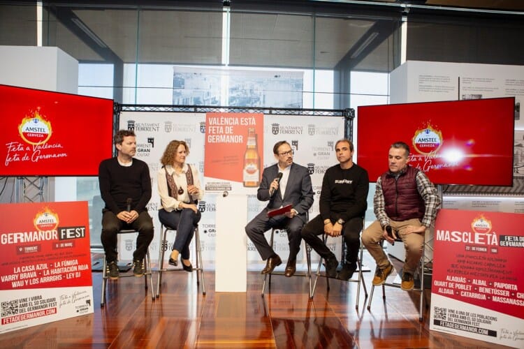 Rueda de prensa de Amstel