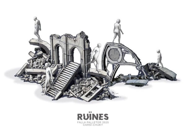 Boceto de la falla grande de Palleter-Erudito Orellana 2025