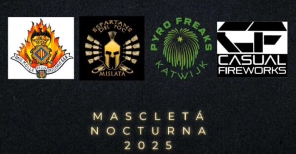 Cartel de la mascletà nocturna de Mislata 2025
