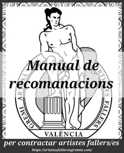 Manual de recomendaciones para contratación de artistas falleros (portada)
