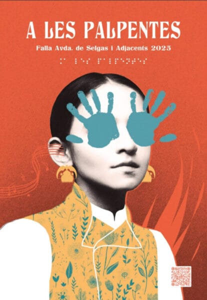 Portada del llibret de la Falla Av. Selgas (Xàtiva) 2025