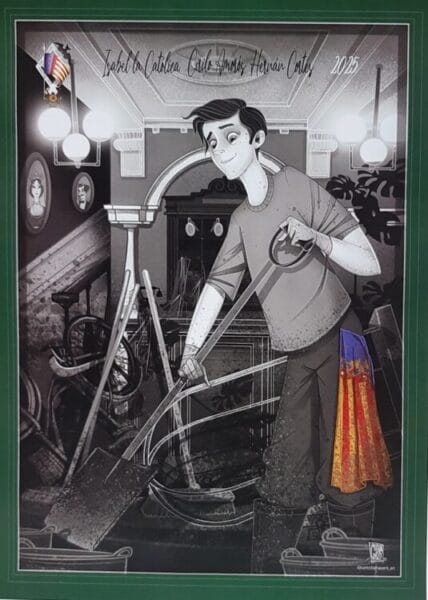 Premio "Armando Serra" de portada de llibret 2025, Falla Isabel la Catòlica - Ciril Amorós